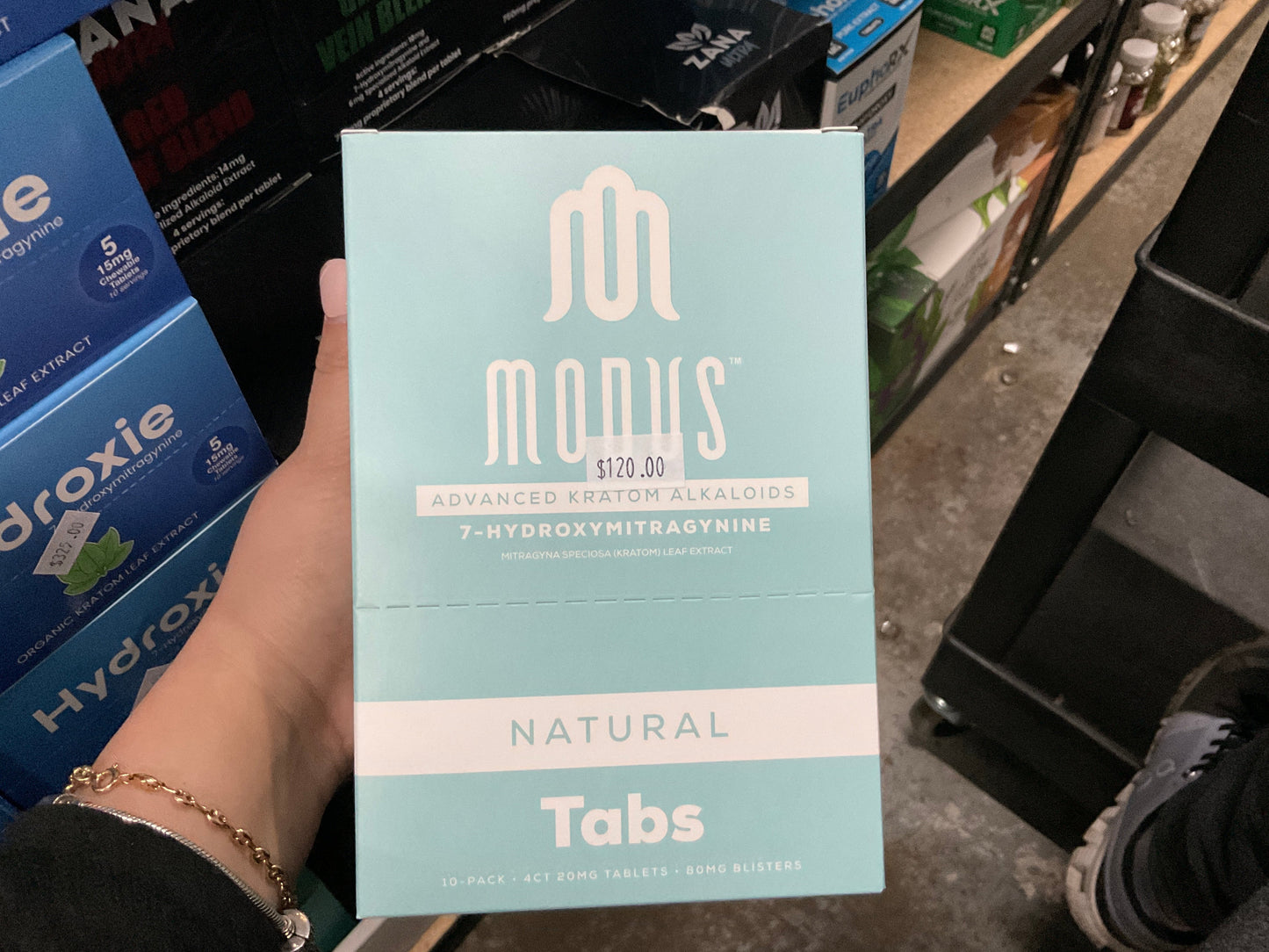 Modus 7 Hydroxymitragynine “Natural” 10 pack 4ct 20Mg