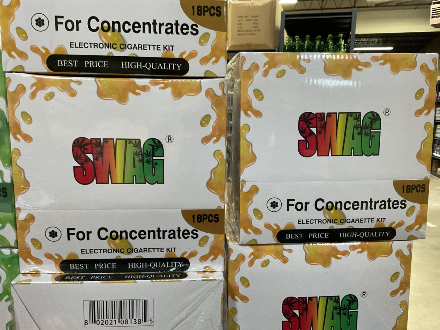 Swag For Concentrates Eletronic Cigarettes 18Pcs