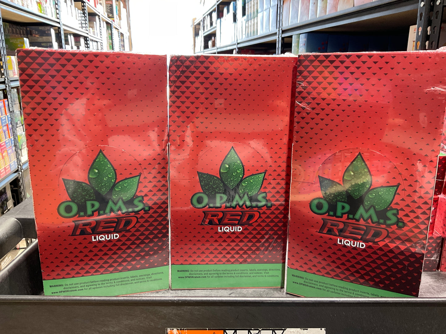 O.P.M.S. RED  Liquid Kratom Shots (50 ct)