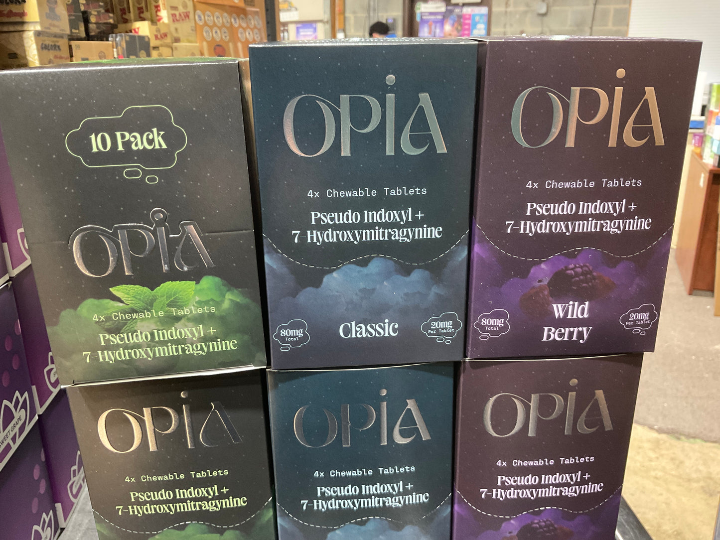 Opia 4x 7 - Hydroxie + pseudo display of 10/4 ct