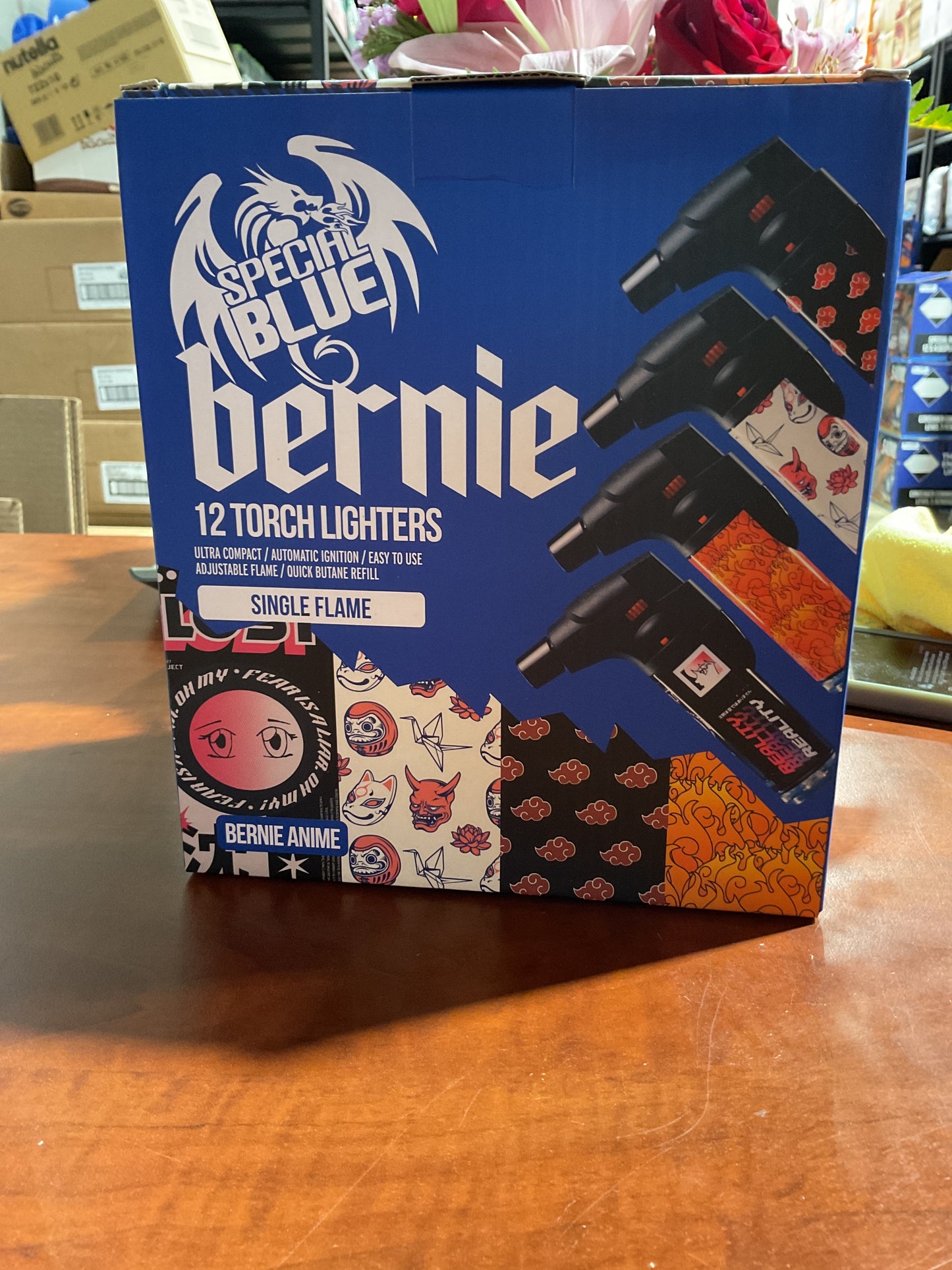 Special blue Bernie ( 12 torch lighters)