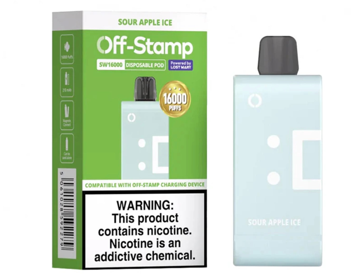 OFF STAMP SW16000 PUFFS (Disposable pod)