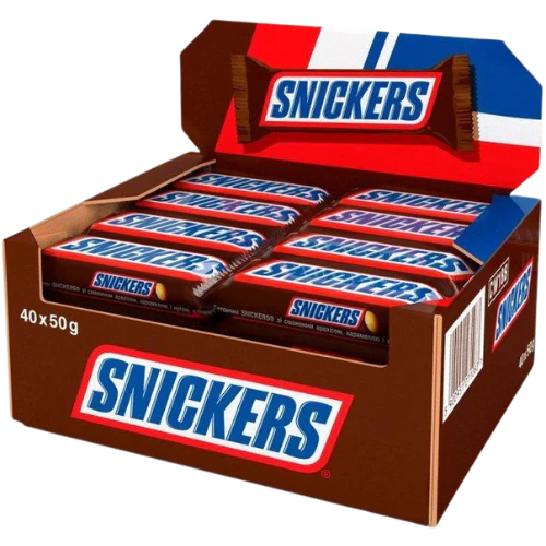 SNICKERS CHOCOLATE BAR 50g 40pcs