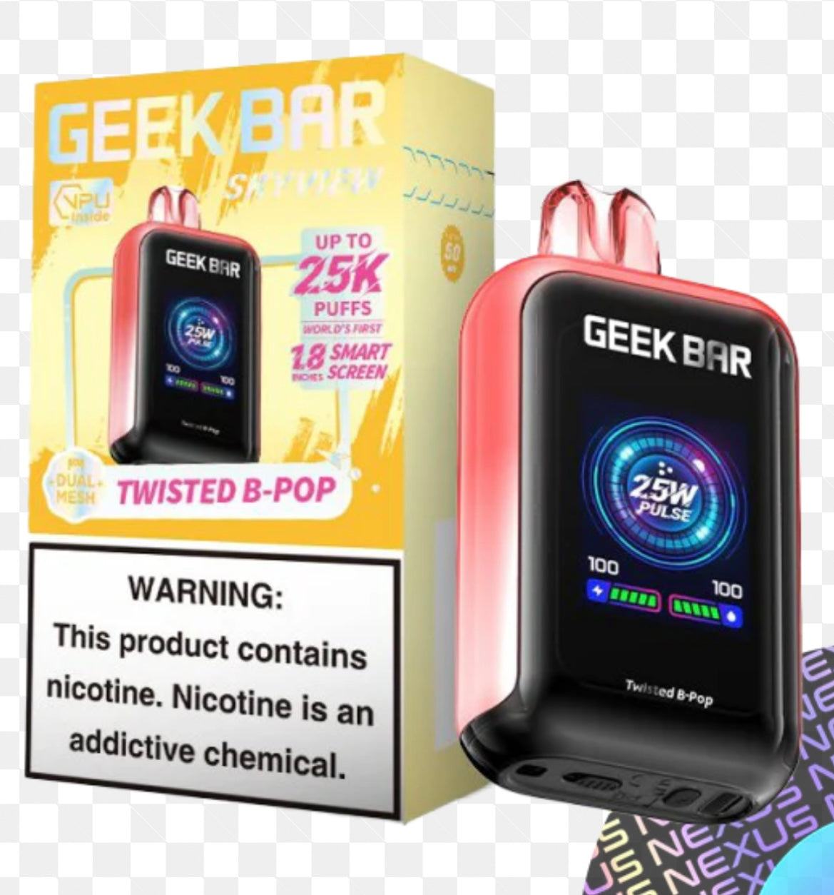 Geek Bar Skyview 25K Puffs (5 Pack)