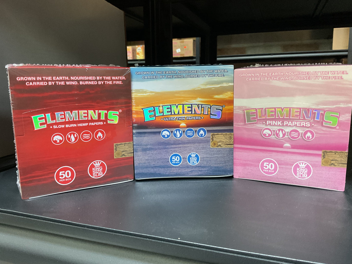 Elements Papers 50 Per Box (King Size Slim)