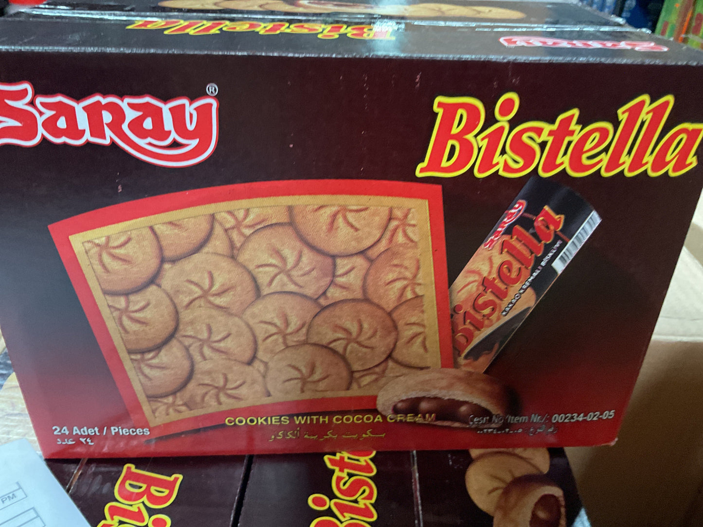 Bistella biscuits with coca 100g x24pcs