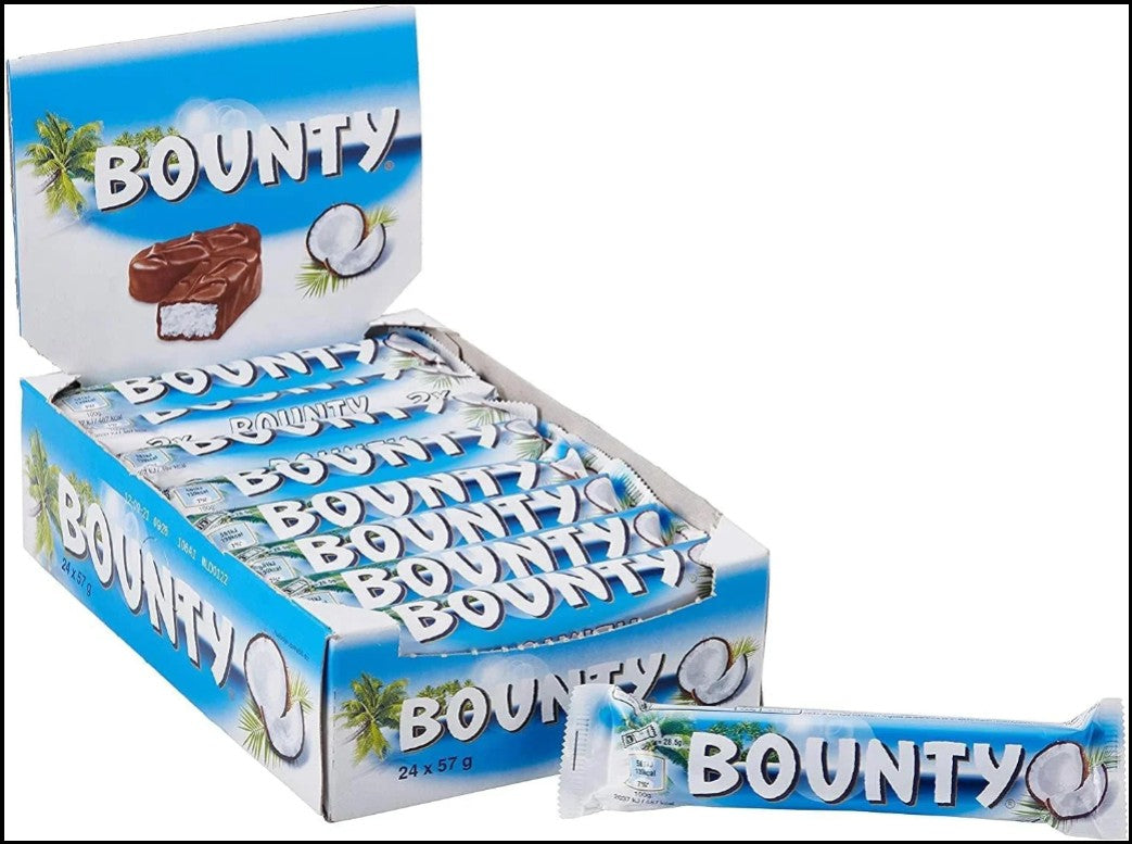 BOUNTY MILK CHOCOLATE 57g 288 pcs