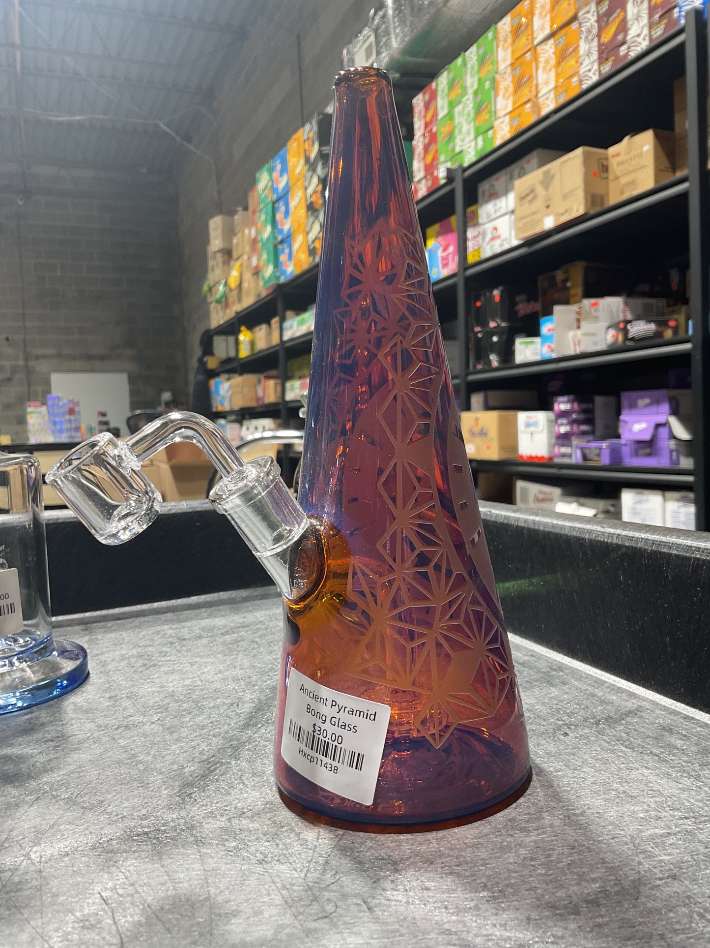 Ancient Pyramid Bong Glass
