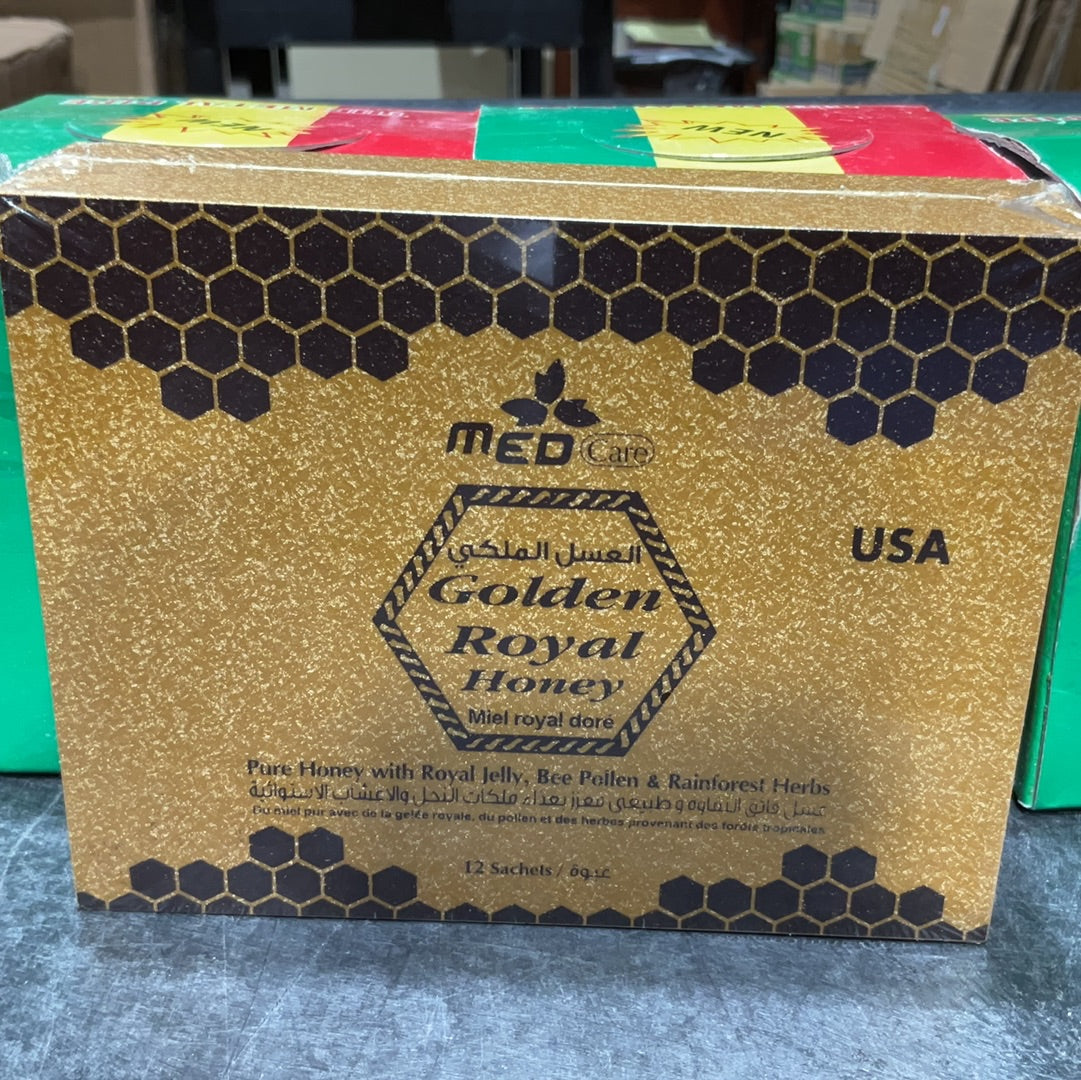 Golden royal honey (12 sachets)￼