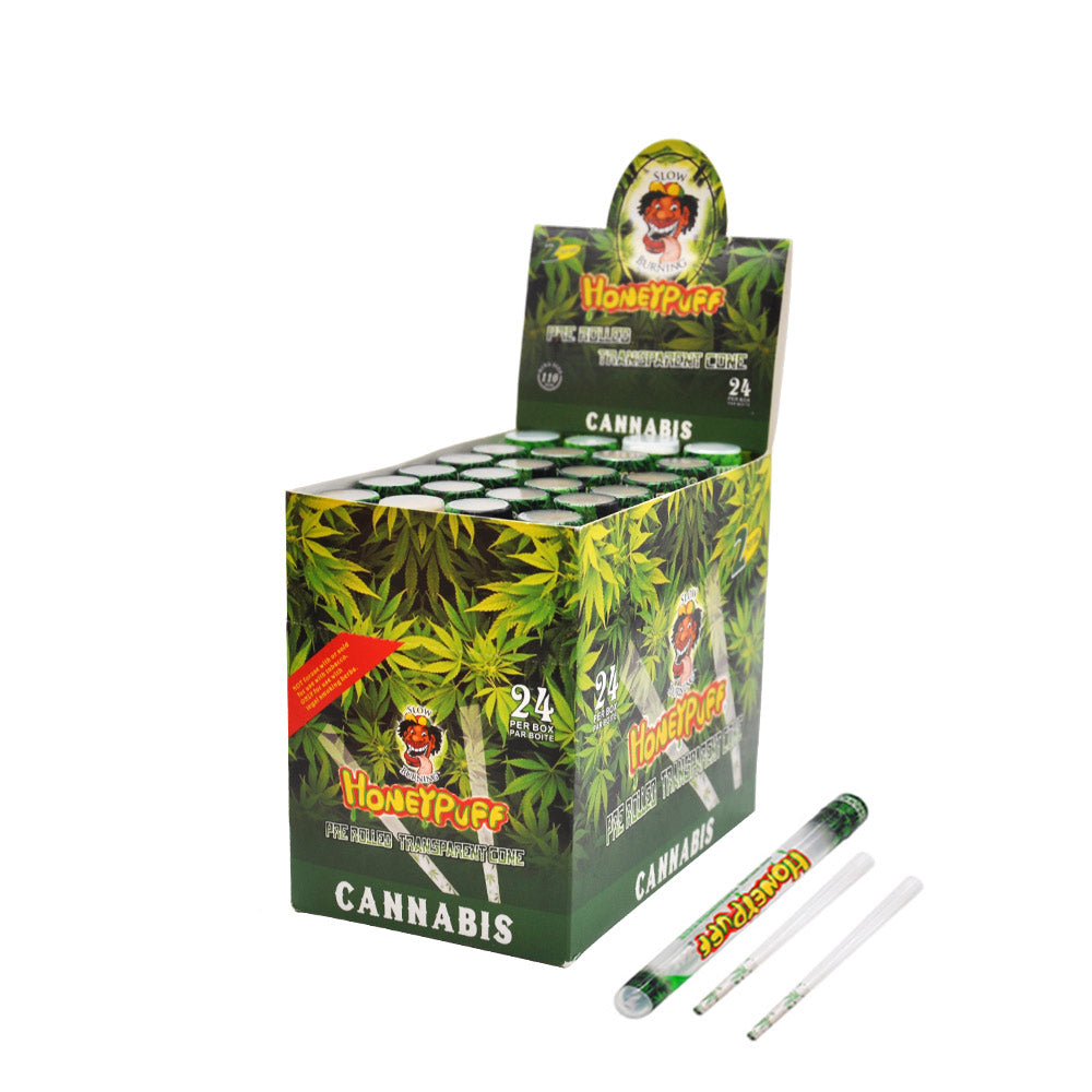 Honeypuff Flavored King Size Pre Rolled Cones 24 Count