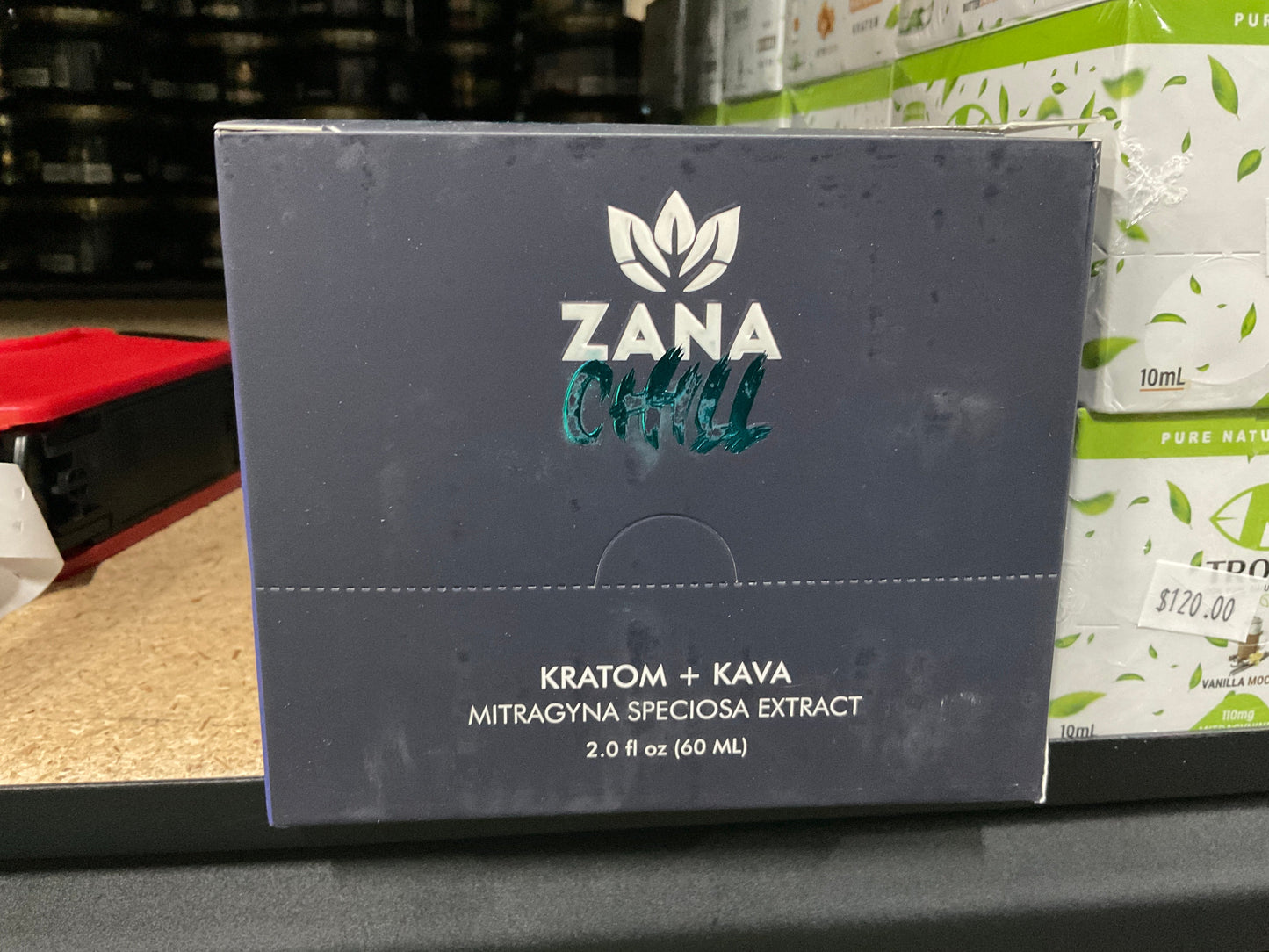 Zana Chill Kratom + Kava Mitragyna Speciosa Extract 12 Pcs