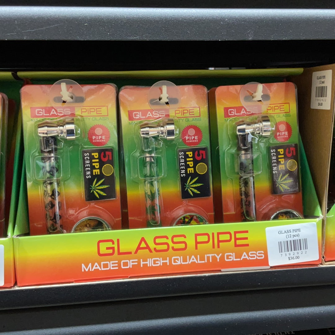 GLASS PIPE (12 pcs)