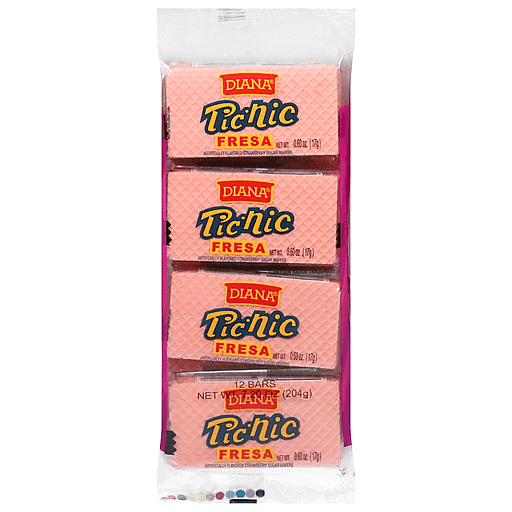 Diana Picnic Wafers 12 Pcs Mexican