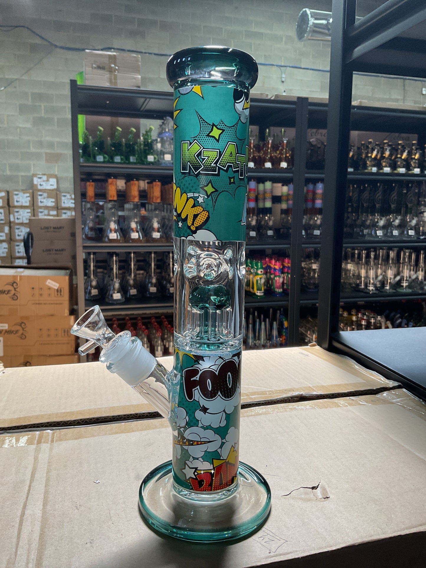 Glass Xz -01 Teal