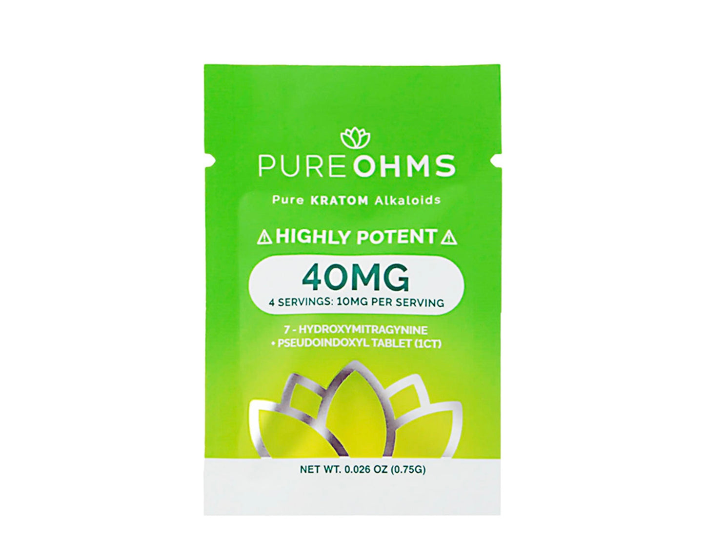 Pure OHMS 7OH Green Single (Display of 30/40Mg)