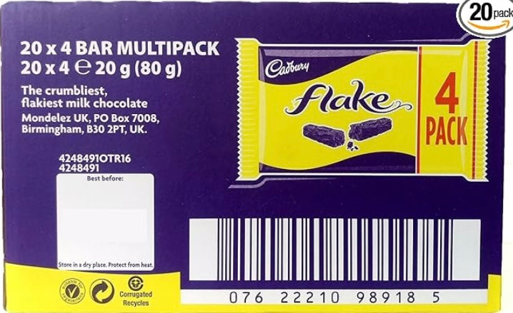 Flake 4 bars (80g) 20 pcs