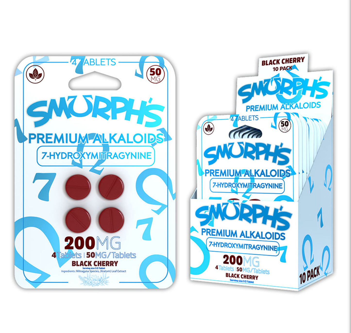 Smurph’s Hydroxy 50 Mg Tablets (4ct/Display of 10)