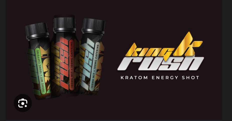 KING K (RUSH KRATOM ENERGY SHOTS) *12 pack*