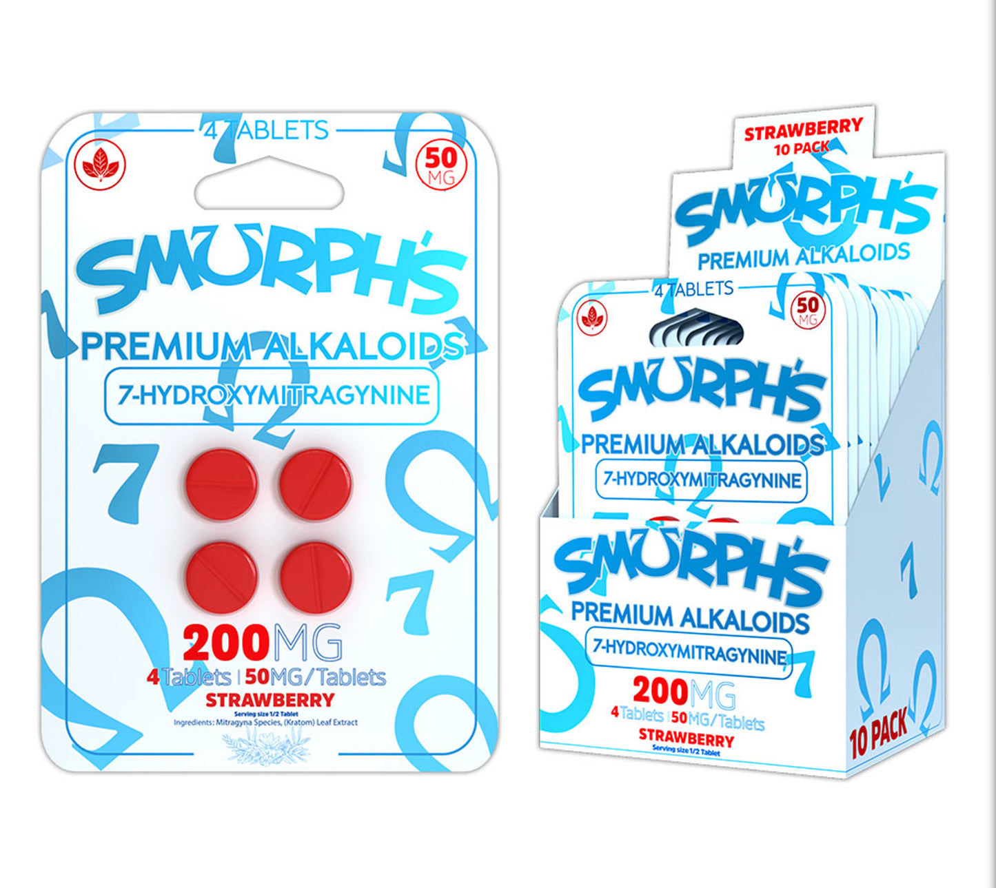 Smurph’s Hydroxy 50 Mg Tablets (4ct/Display of 10)