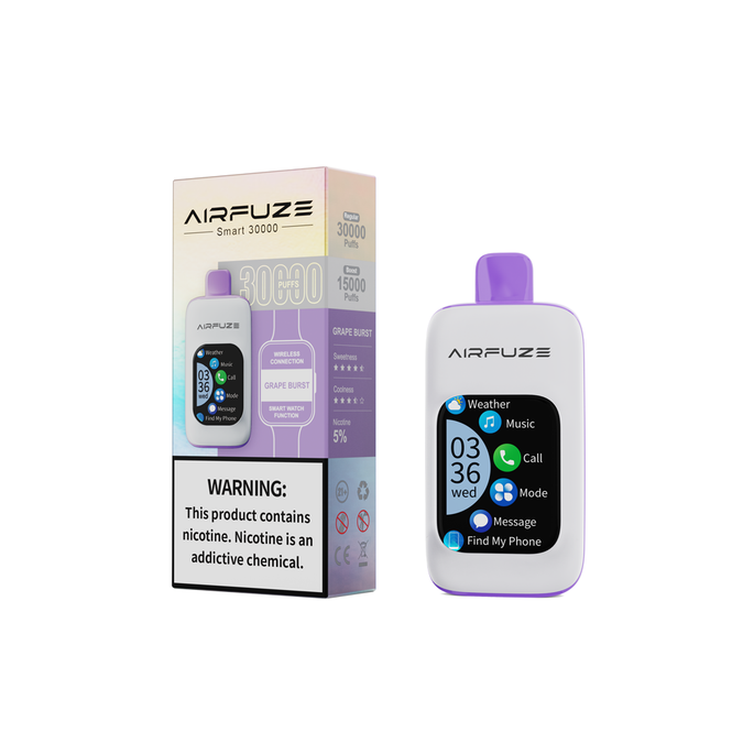 Airfuze 30000 Puffs 5% (5 packs)