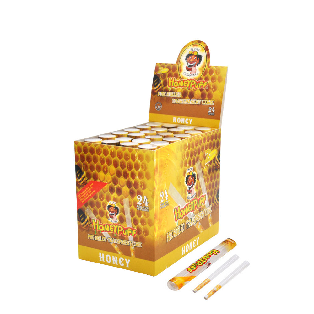 Honeypuff Flavored King Size Pre Rolled Cones 24 Count