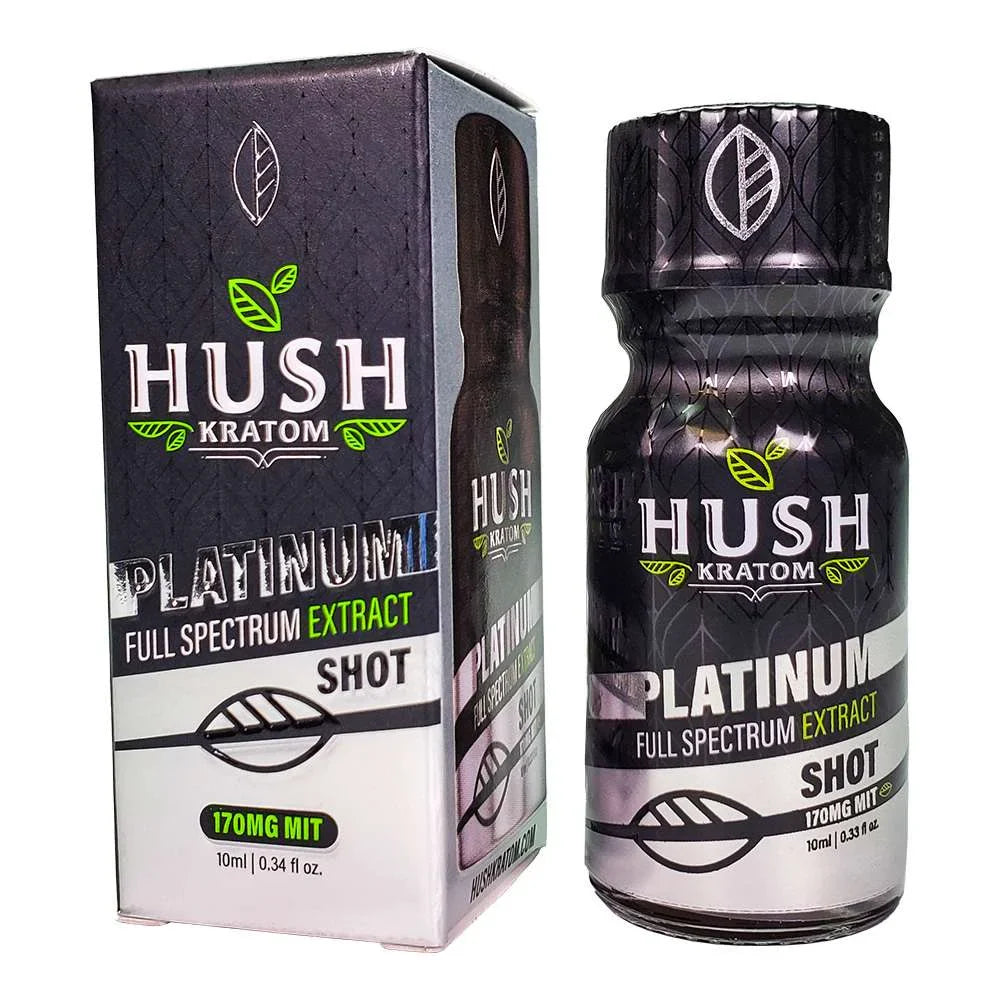 Hush Kratom Platinum Full Spectrum Extract (12Pc)