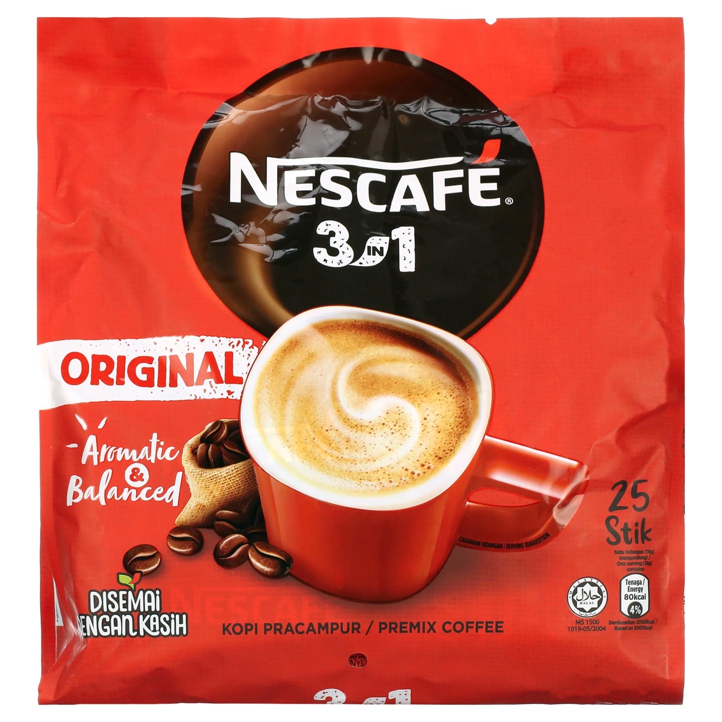Nescafé 3in1 Coffee original 25ct