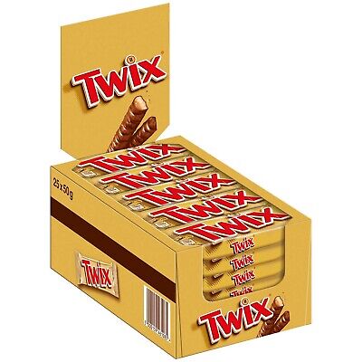 TWIX CHOCOLATE BAR 50g 25pcs