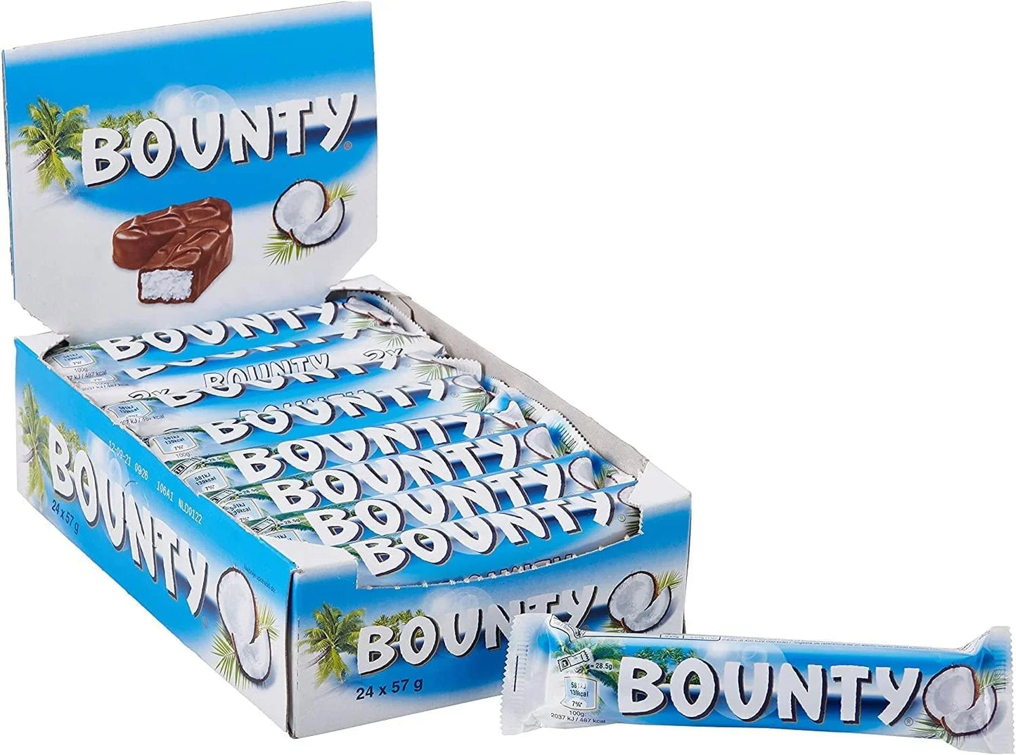 BOUNTY MILK CHOCOLATE 57g 24 pcs