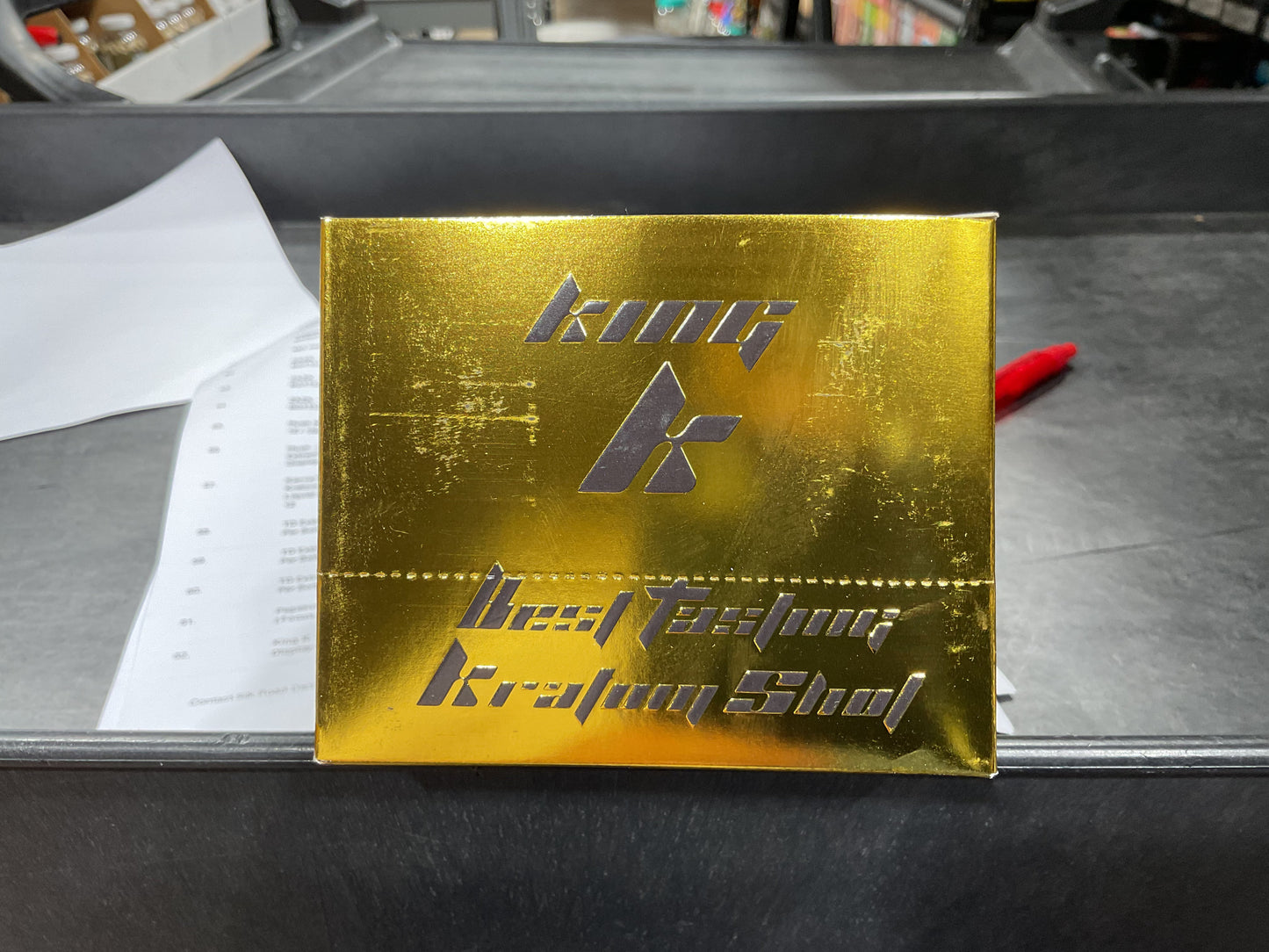 King K  Gold Liquid Kratom Shots With Black Pepper