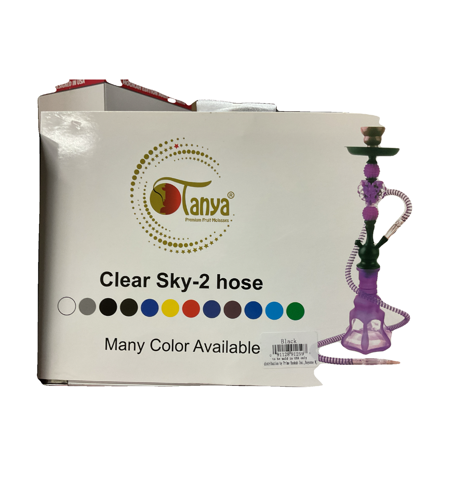 Hookah Tanya Clear Sky 2 Hose Traveling
