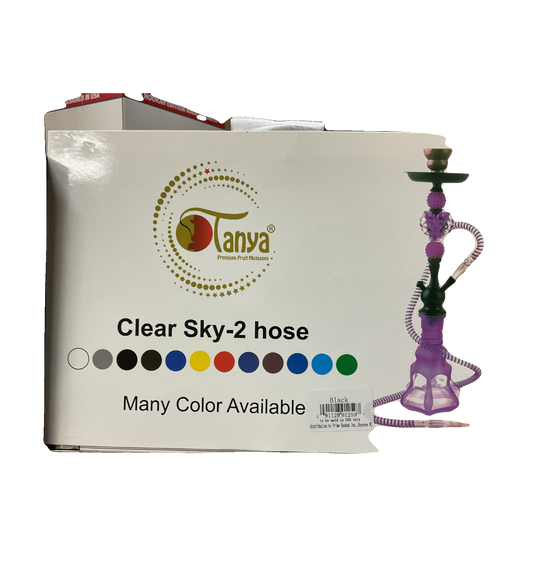 Hookah Tanya Clear Sky 2 Hose Traveling