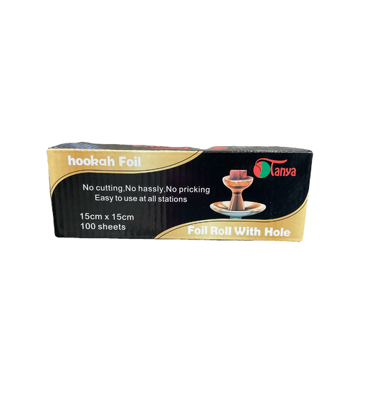 Tanya Gold  Foil Hookah Pre-Roll Large (100 Shees) *15cmx15cm*
