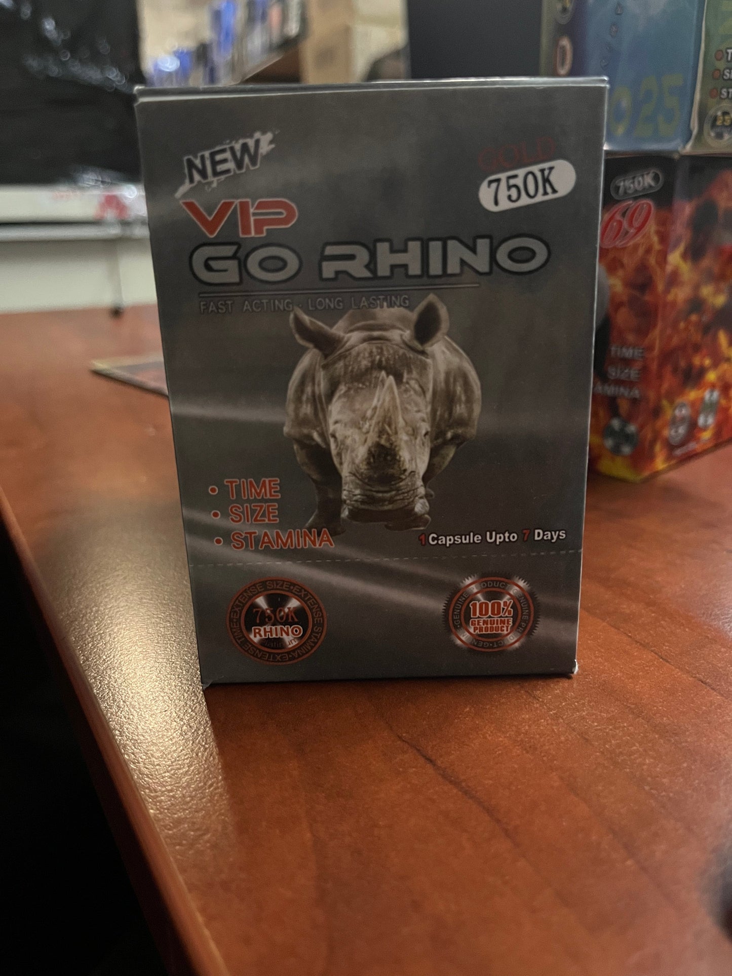 Vip Go Rhino 750K 12 Count