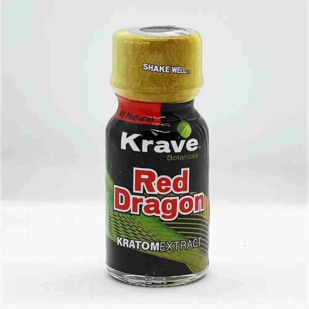Krave Red Dragon Kratom Extract Shot (12Pc)