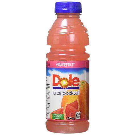 Dole Pineapple & Grapefruit Sparkling Juice (12 pack)