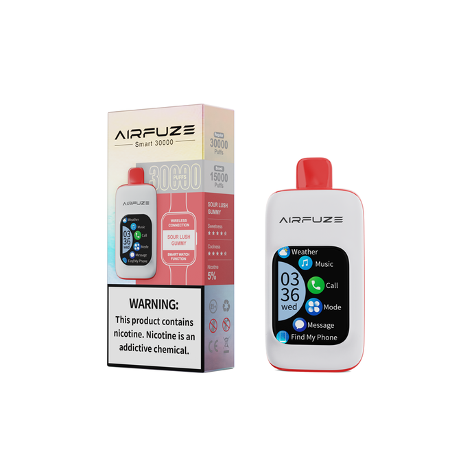 Airfuze 30000 Puffs 5% (5 packs)