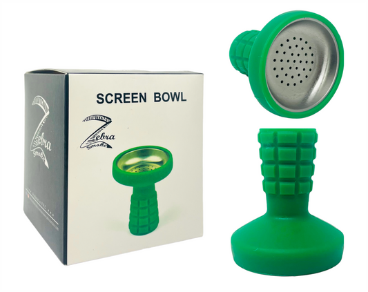 Zebra Smoke Hookah Bowl