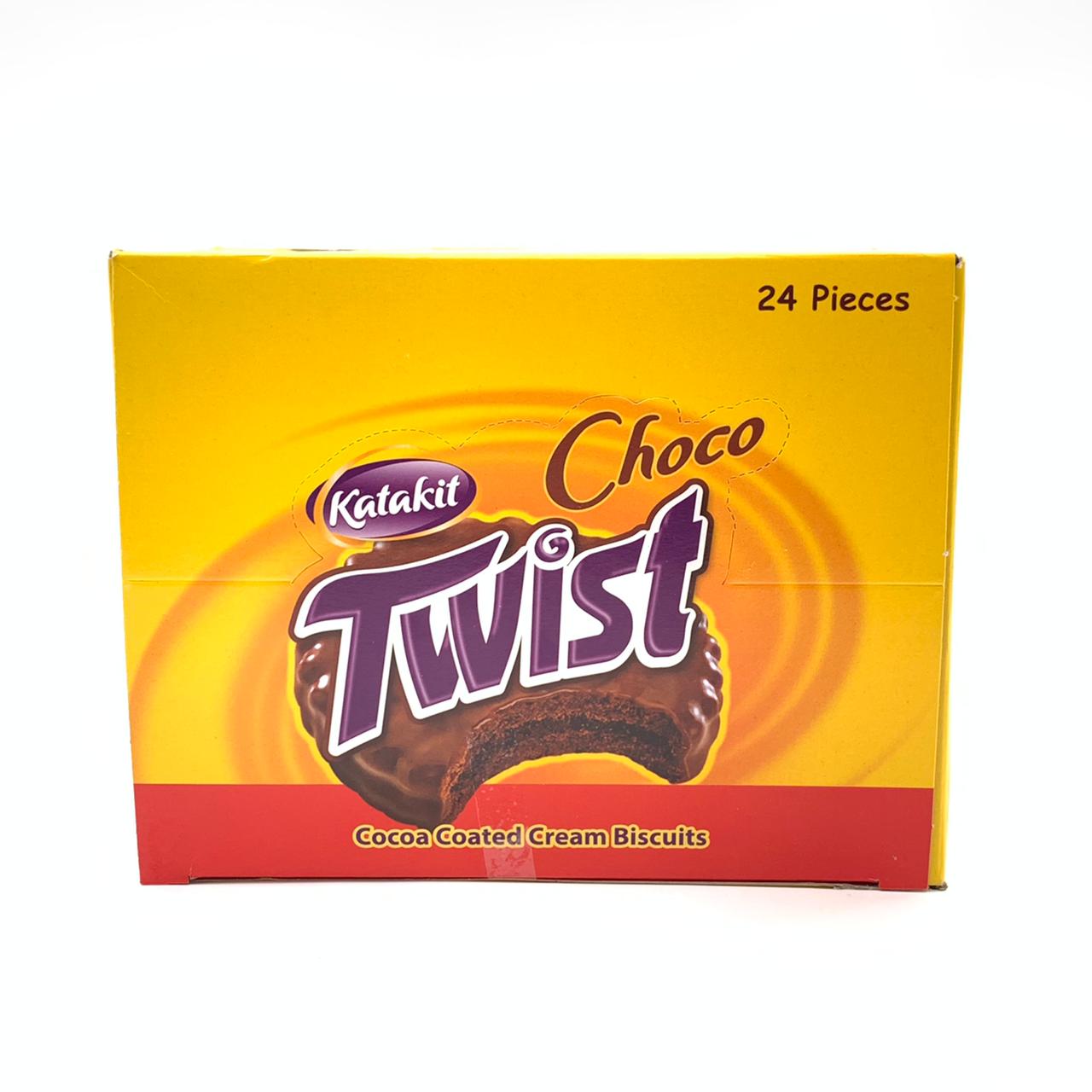 Twist Chocolate Cookie 24 Pcs