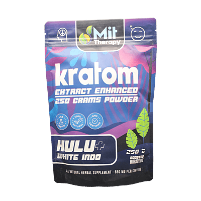 MIT Therapy Enhanced Kratom Hulu + White Indo Powder