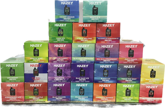 Hazey 6000 Puffs 14ml Mesh coil