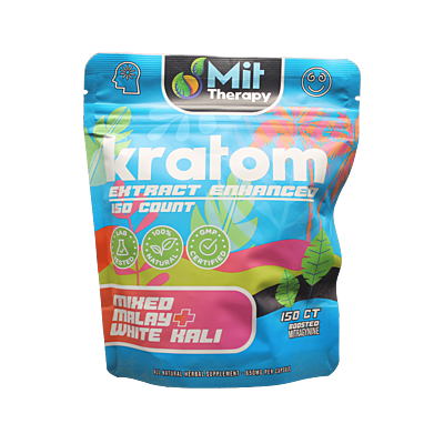 MIT Therapy Kratom Enhanced Mixed Malay + White Kali Capsules