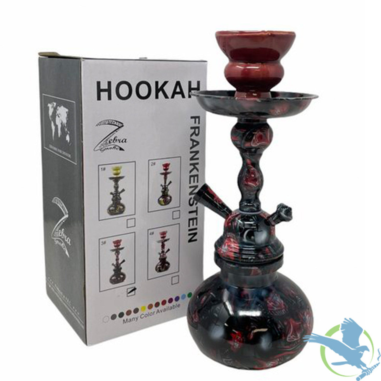 Zebra Smoke Frankenstein Hookah